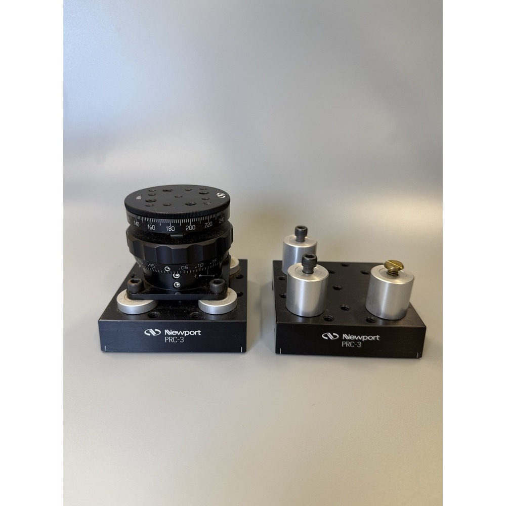 2x Optical Rail PRC-3 With Vertical Stage with Rotary Platform